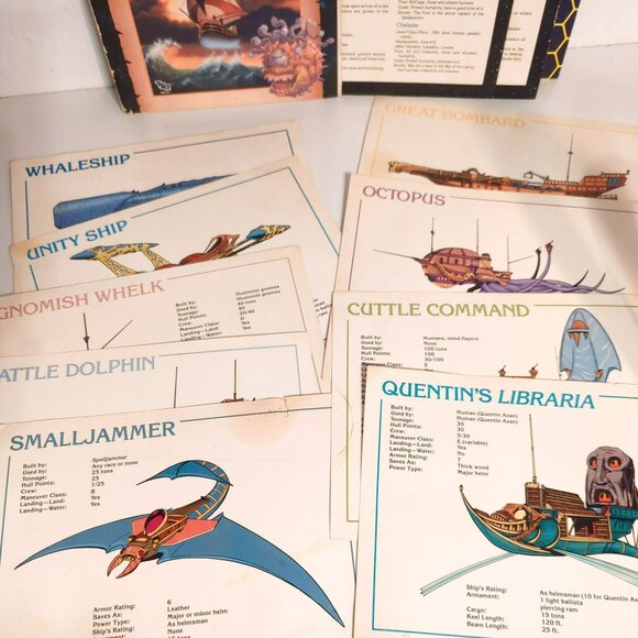 Advanced Dungeons & Dragons 2nd Edition Legend of Spelljammer Maps - Picture 2 of 9